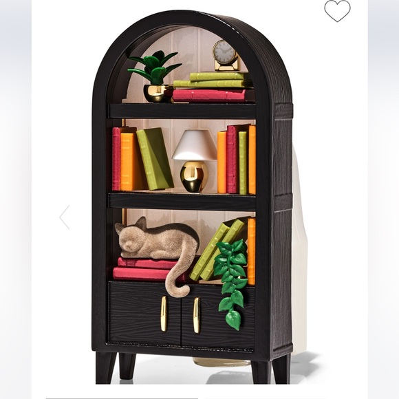 Bath Body Works Bookcase Nightlight Wallflower Plug Sleeping Cat Shelf Light BBW - Picture 9 of 17